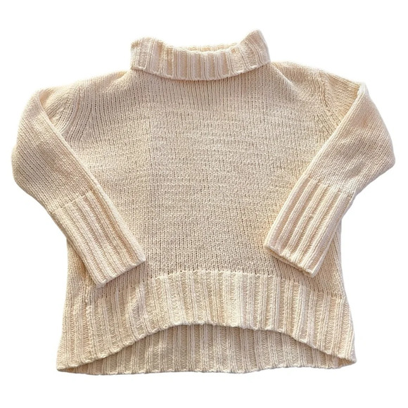 Philosophy Cream Knit Turtleneck Sweater - Picture 5 of 9